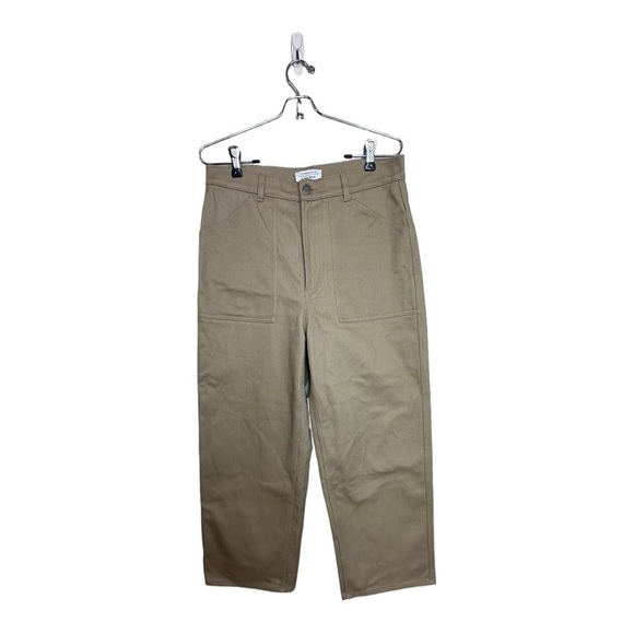 & Other Stories Wide Leg pants in Tan 8 - Picture 4 of 9